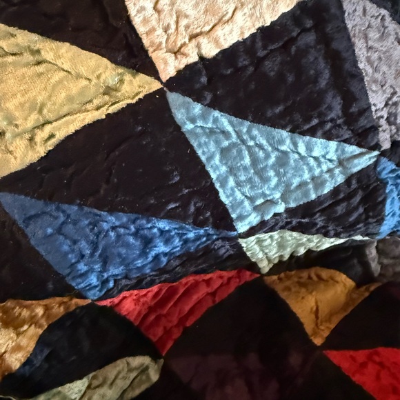 Colorful Patchwork Holiday Tree Skirt